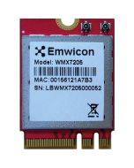 EmWicon WMX7205-1 M.2 | 802.11ax Wi-Fi 6E | BT 5.2 | 2×2 I-PEX MHF-4 | Qualcomm QCA2066-5
