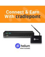 Cradlepoint E3000 5G Router and Helium Crypto Miner Bundle Promo | 1-Year NetCloud Enterprise Branch Essentials Plan | US915