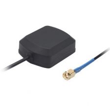 PR1KSG30 GNSS Antenna | Adhesive Mount | SMA Male | 2 dBi | 3m Cable | 1575.42–1602 MHz