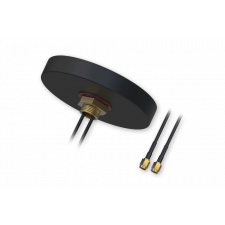 Teltonika PR1KLC25 2-in-1 Roof Antenna | Dual Cellular | SMA M | 3 m (10 ft) Cables | Black | Screw Mount