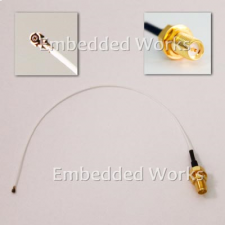 Embedded Works EW-CA18 RF Cable Assembly W.FL (IPEX-MHF3) to RP-SMA