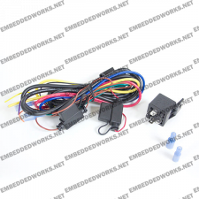 CalAmp 5C854 Power Relay Wiring Harness | 20-Pin with 5 I/O | Fuse and Relay | 6 Ft