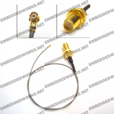 Embedded Works EW-CA50 RF Cable Assembly W.FL (IPEX-MHF3) to RP-SMA