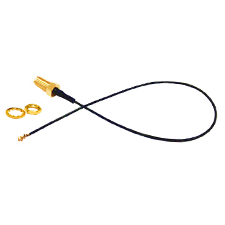SparkLAN CBIRF-ME250 RF Cable Assembly | u.FL/I-PEX MHF1 to RP-SMA Female | 1.37 mm | 250 mm (10 in.)