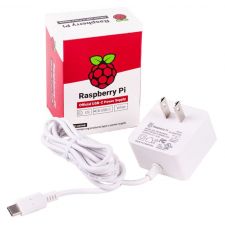 Raspberry Pi 15W Power Supply, US, White