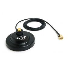 ALFA ARS-AS01 Magnetic Antenna Base | RP-SMA Female to Male | 1 m (3.3 ft)