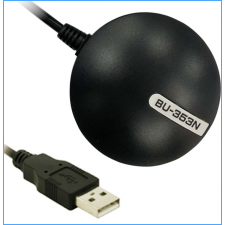 USGlobalSat BU-353N USB GPS Receiver | Integrated Antenna | 75 Channels | SiRFstar IV
