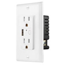 Codepoint Cora™ CS1030 AC Wall Receptacle Outlet for LoRaWAN and Coralink™