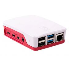 Raspberry Pi 4 Case | Red/White