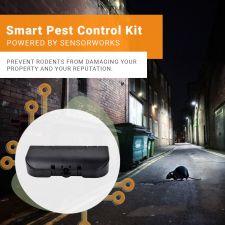 SensorWorks LoRaWAN® Smart Rat Trap Kit (US915) | Intelligent and Humane Rodent Control | 3 Months of Service
