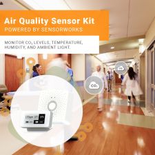 SensorWorks Air Quality LoRaWAN® Sensor Kit (US915) | Monitor CO₂, Temperature, and Humidity Remotely | 3 Months of Monitoring