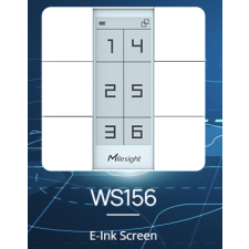 Milesight WS156 LoRaWAN Smart Scene Panel | WS156-915M | B&W E Ink Screen | US915