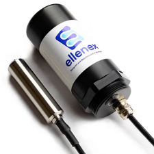 Ellenex PLD2-L LoRaWAN Low-Power Liquid-Level/Temp Sensor | PLD2-L-US2-A-3m-U-S-C5-S-E | Cylindrical | 3 m Cable | On/Off Switch | US902–US928