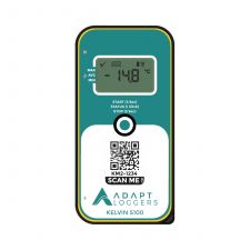 Adapt Ideations KELVIN S100 Single-Use 4G/LTE CAT M1 + 2.4 GHz Wi-Fi Temperature Data Logger with LCD Display (IATA/FAA compliant)