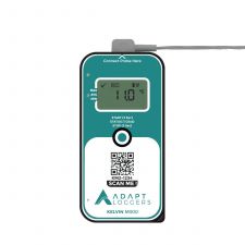 Adapt Ideations KELVIN M300 Multi-Use 4G/LTE CAT M1 + 2.4 GHz Wi-Fi Temperature Data Logger with LCD Display and Probe (IATA/FAA compliant)