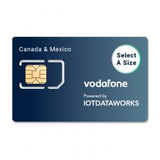 Vodafone Prepaid Data Plan for Canada and Mexico Powered by IoTDataWorks | Choose From 1 MB to 100 MB per Month for 3 to 12 Months 