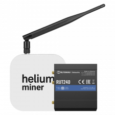 Teltonika RUT240 LTE Router + Helium HNT Crypto Miner Promotional Offer | Earn HNT While Connecting Your Devices to a Cat 4 LTE Backhaul | RUT24001U000