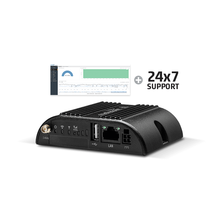 Embedded Works - Cradlepoint IBR200 Cat Router (10 Mbps Modem) | TA3-020010M-ANN | 3-Year NetCloud IoT Gateway Essentials Plan | AT&T/T- Mobile | North America
